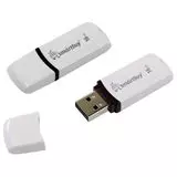 USB Flash-накопитель 16Gb (SmartBuy, Paean) White (SB16GBPN-W)