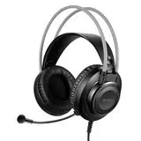 Наушники с микрофоном A4 Tech Fstyler FH200U, USB, черный/серый (FH200U GREY)