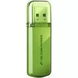USB Flash-накопитель 32Gb (Silicon Power, Helios 101) Green (SP032GBUF2101V1N)