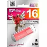 Флеш память Silicon Power 16Gb Ultima U06 Pink (SP016GBUF2U06V1P)