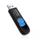 USB Flash-накопитель 64Gb USB 3.0 (ADATA, UV128) черный/синий (AUV128-64G-RBE)