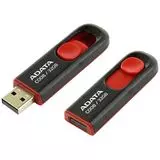 USB Flash-накопитель 32Gb (ADATA, Classic C008) Black (AC008-32G-RKD)