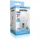 Электролампа LED E27 G45 шар 7Вт 220В 4000К (Smartbuy) (SBL-G45-07-40K-E27)