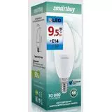 Электролампа LED E14 C37 свеча 9,5Вт 230В 6000К (Smartbuy) (SBL-C37-9_5-60K-E14)