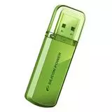 USB Flash-накопитель 8Gb (Silicon Power, Helios 101) Green (SP008GBUF2101V1N)