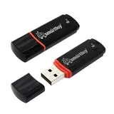 USB Flash-накопитель 8Gb (Smartbuy, Crown) Black (SB8GBCRW-K)
