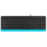 Клавиатура A4 Tech Fstyler FK10 USB Multimedia, черный/синий (FK10 BLUE)