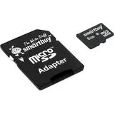 Карта памяти MicroSDHC 8GB Class 10 + адаптер (SmartBuy) (SB8GBSDCL10-01)