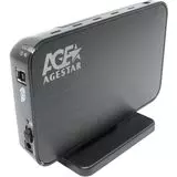 Карман для винчестера SATA 3.5" -> USB3.0 (AGESTAR) (3UB3A8-6G Black)