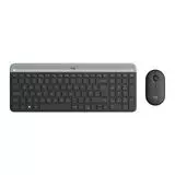 Клавиатура+мышь Key+Mouse Logitech MK470 Slim Wireless Graphite (920-009206)