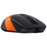 Мышь A4 Tech Fstyler FM10 USB, черный/оранжевый (FM10 ORANGE), Цвет: Чёрно-оранжевый