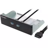 Панель лицевая CMU3-20 в 5.25" отсек корпуса, 2*USB3.0 (Crown) (CM000001746)