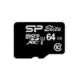 Карта памяти MicroSDXC 64GB Class 10 UHS-I U1 + адаптер (Silicon Power) Elite (SP064GBSTXBU1V10SP)