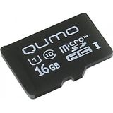 Карта памяти MicroSDHC 16Gb Class 10 UHS-I без адаптера (Qumo) (QM16GMICSDHC10U1NA)