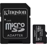 Карта памяти MicroSDXC 128Gb Class 10 UHS-I Canvas Select + адаптер (Kingston) (SDCS2/128GB)