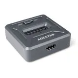 Док.станция для SSD m.2 NVMe -> USB3.2 Gen2 Type-C (AgeStar, 31CBNV1C) серый (31CBNV1C (GRAY))