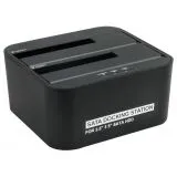 Док-станция 2x2.5"/3.5" SATA HDD/SSD -> USB3.0 (AgeStar) Black (3UBT6-6G)