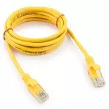 Патч-корд 2м. UTP 5e (Cablexpert) желтый, медь (PP10-2M/Y)