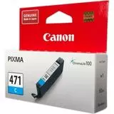 Canon CLI-471 C (чернильный картридж голубой) Cyan (0401C001)