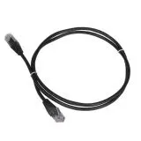 Патч-корд 7м. UTP 5e (Lanmaster) черный, медь (TWT-45-45-7.0-BK)