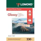 Фотобумага A5 (210*148) 230г/м2, глянцевая, 50 листов (Lomond) (0102070)