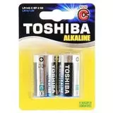 Батарейка C (LR14) Toshiba - 2шт в упаковке, цена за 2шт. (TH LR14/2BL)