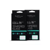 Защитное стекло для Samsung Galaxy A6+ (Borasco, черное) (34503)