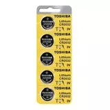 Батарейка CR2032 TOSHIBA (для материнских плат) - упаковка 5 шт., цена за 1 шт. (TH CR2032/5BL)