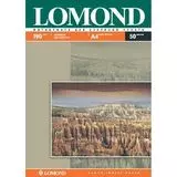 Фотобумага A4 190г/м2, матовая двусторонняя, 50 листов (Lomond) (0102015)