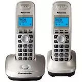 Телефон DECT Panasonic KX-TG2512RUN Platinum, серебристый