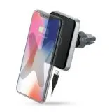 Автомобильный держатель + беспроводная зарядка Qumo PowerAid Qi C Charger V2 (10W) (Charger 0009)