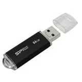 USB Flash-накопитель 64Gb (Silicon Power, Ultima II) Black, черный (SP064GBUF2M01V1K)
