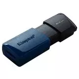 USB Flash-накопитель 64Gb USB 3.0 (KINGSTON, DataTraveler Exodia M) черный/синий (DTXM/64GB)