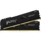 Оперативная память Kingston 2x16Gb DDR4-3200MHz Fury Beast Black (KF432C16BBK2/32)