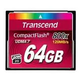 Карта памяти Compact Flash Transcend 64Gb 800x (TS64GCF800)
