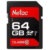 Карта памяти SDXC 64Gb class 10 UHS-I U1 (Netac P600) (NT02P600STN-064G-R)