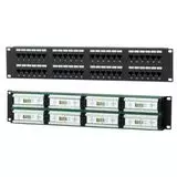 Патч-панель Lanmaster 19" 2U 48xRJ45 кат.5e UTP (NM-PPU48C)