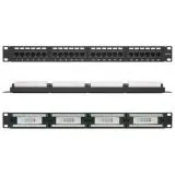 Патч-панель NETLAN EC-URP-24-UD2 19", 1U, 24 порта