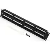 Патч-панель ATCOM 19" 48XRJ45 UTP 2U cat.5е (AT4852)