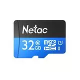 Карта памяти MicroSDHC 32Gb Class 10 UHS-I U1 без адаптера (Netac P500 Standart) (NT02P500STN-032G-S)
