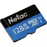 Карта памяти MicroSDXC 128GB Class 10 UHS-I U1 без адаптера (Netac P500 Standard) (NT02P500STN-128G-S)
