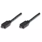 Кабель micro-HDMI 1m (Manhattan) Ethernet, черный (326636)