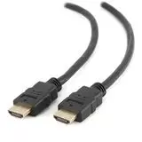 Кабель HDMI 0.5m, v2.0, позол.разъемы, Gembird серия Light, черный (CC-HDMI4-0.5M)