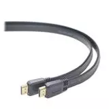 Кабель HDMI 3m, v1.4, плоский, Gembird, черный (CC-HDMI4F-10)