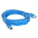 Кабель USB3.0 3m (VCOM, blue) синий, пакет