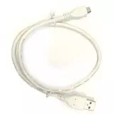 Кабель USB2.0 AM -> Micro-BM, 0.5m (Cablexpert) белый (CCP-mUSB2-AMBM-W-0.5M), Цвет: Белый