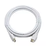 Кабель HDMI 1.8m, v2.0, позол.разъемы, экран, Gembird, белый (CC-HDMI4-W-6)
