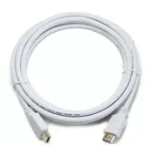 Кабель HDMI 1m, v2.0, Cablexpert, белый (CC-HDMI4-W-1M)