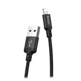USB-кабель для Apple 8pin Lightning 2 м. (HOCO) X14 Times speed, черный (6957531062882), Цвет: Чёрный