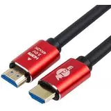 Кабель HDMI 20m, v2.0, 2 ферит.кольца, Atcom серия Red/Gold, черный (АТ5946)